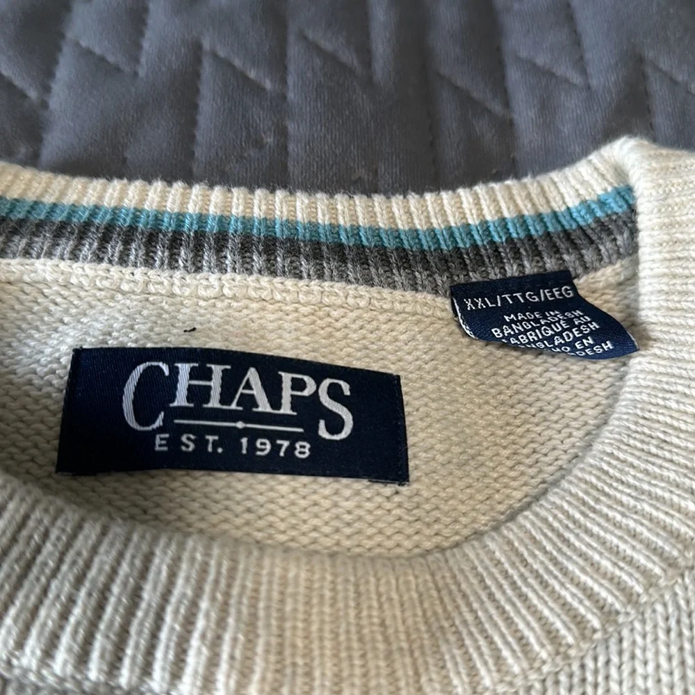 NWOT men’s Chaps pullover sweater - Picture 2 of 4